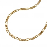 necklace 42cm figaro chain, 14K GOLD