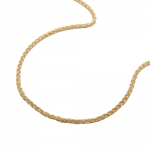 necklace, wheat chain 45cm, 9K GOLD