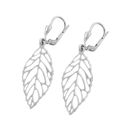 earrings, leverback, silver 925
