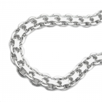 necklace 4.6mm bismark chain silver 925 50cm - 139000-50