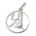 zodiac sign pendant, virgo, silver 925 - 91009