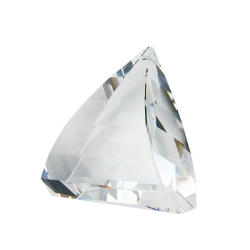 pendant triangle clear crystal - 70263