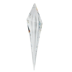 pendant cone clear crystal - 70266