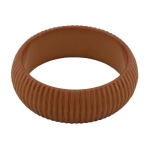 bangle 85x24mm light-brown structured