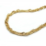 Bracelet 1,8mm Singapore chain, 8K GOLD