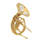 French horn, with crystal elements
