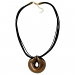 necklace, amulet, brass-coloured, 50cm