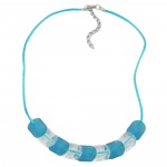 necklace, beads, turquoise 42cm