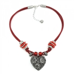 necklace for traditional costume, heart 