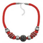 necklace for traditional costume, rose 