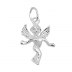 pendant, angel, silver 925