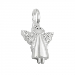 pendant angel with zirconia silver 925