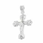 pendant, crucifix, silver 925