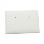 stud earrings card display white 55x37mm