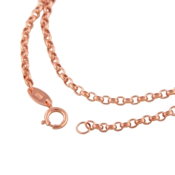 bracelet 19cm, anchor chain 9K Redgold