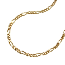 bracelet 19cm figaro chain, 14K GOLD
