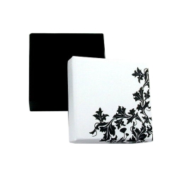 cardboard box, black/ white, fashionable