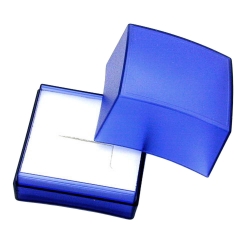 Gift box for rings, Blue transparent