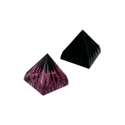 glass crystal pyramid selectable colour
