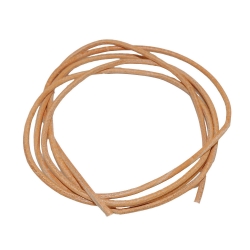 leather cord natur brown , 2mm, 100cm 