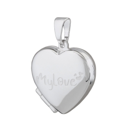 locket, heart, MyLove, silver 925