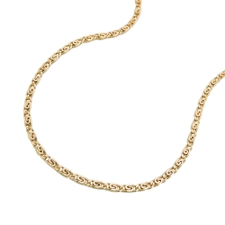 Necklace 1.2mm S-curb scroll chain 14Kt GOLD 42cm