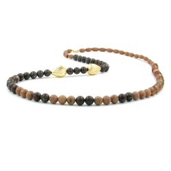 necklace, brown/black tones, great design