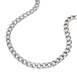 necklace, curb chain, stainless steel