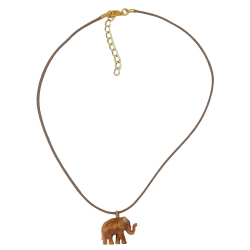 necklace, elephant, brown