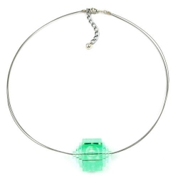 necklace eye-catching bead mint green