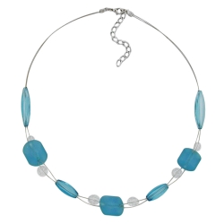 necklace turquoise beads 45cm