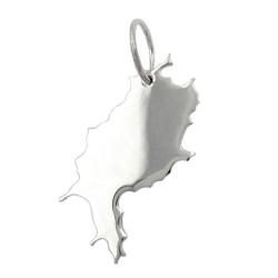 pendant, federal state of germany, silver 925