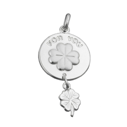 pendant, for you engraved, silver 925