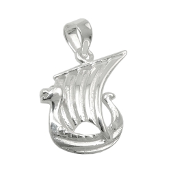 pendant little viking ship silver 925
