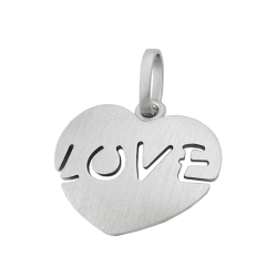 pendant, -love-, silver 925