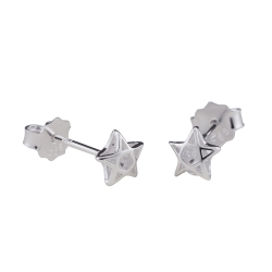 stud earrings zirconia silver 925