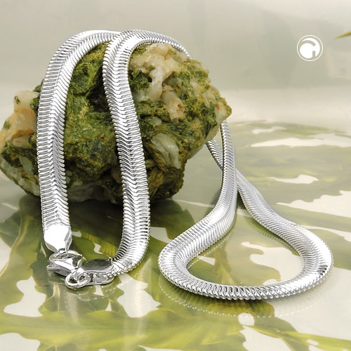 flat snake chain, silver 925