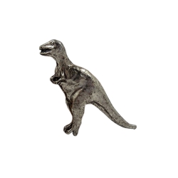 Brooch Tyrannosaurus Rex antique tin