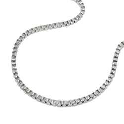 necklace, box chain, stainless steel