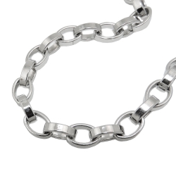 oval anchor chain, stainless steel