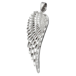 PENDANT, WING, SILVER 925