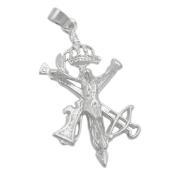 Pendant, Unique Cross, Silver 925