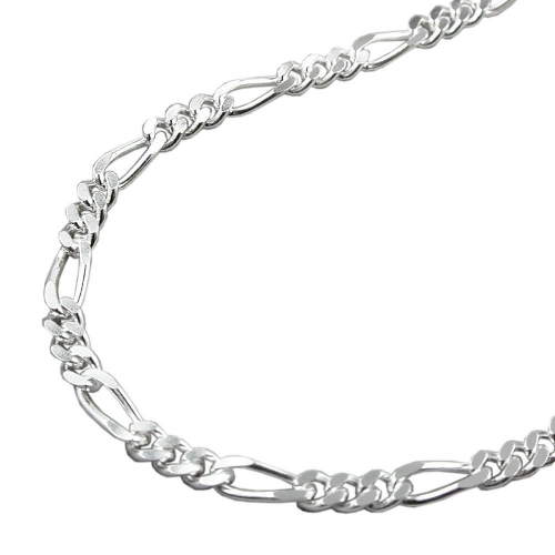 Necklace 3mm Figaro Chain Silver 925 50cm