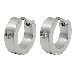 Hoop-earrings stainless steel