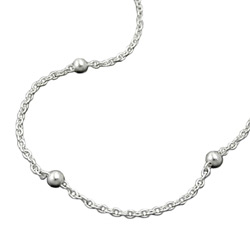 Chains up to 36cm/14.2in Silver 925