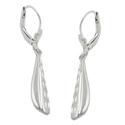 Leverback earrings without stones Silver 925