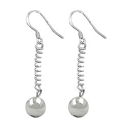 Hook earrings without stones Silver 925