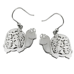 Hook earrings without stones Silver 925