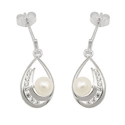 Studs with pearls Silver 925