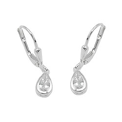 Leverback/Hook Earrings, Silver 925